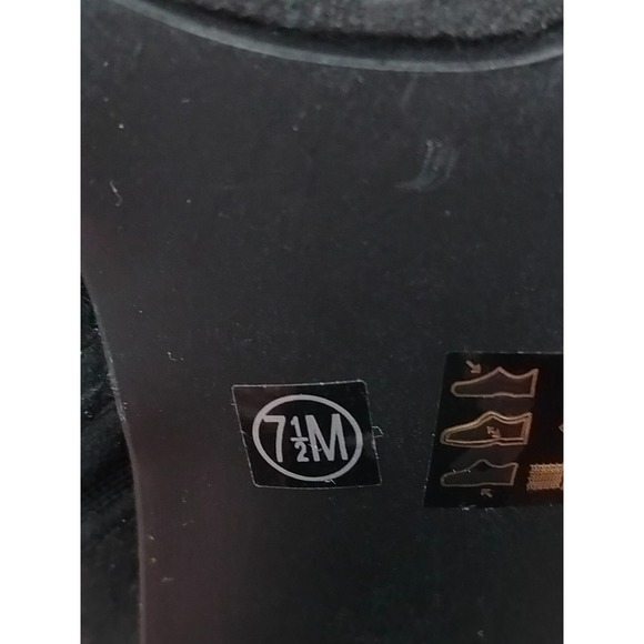 Chinese Laundry Slingback Sandals Womens 7.5M Black Perforated Peep‎ Toe Party - Picture 9 of 9